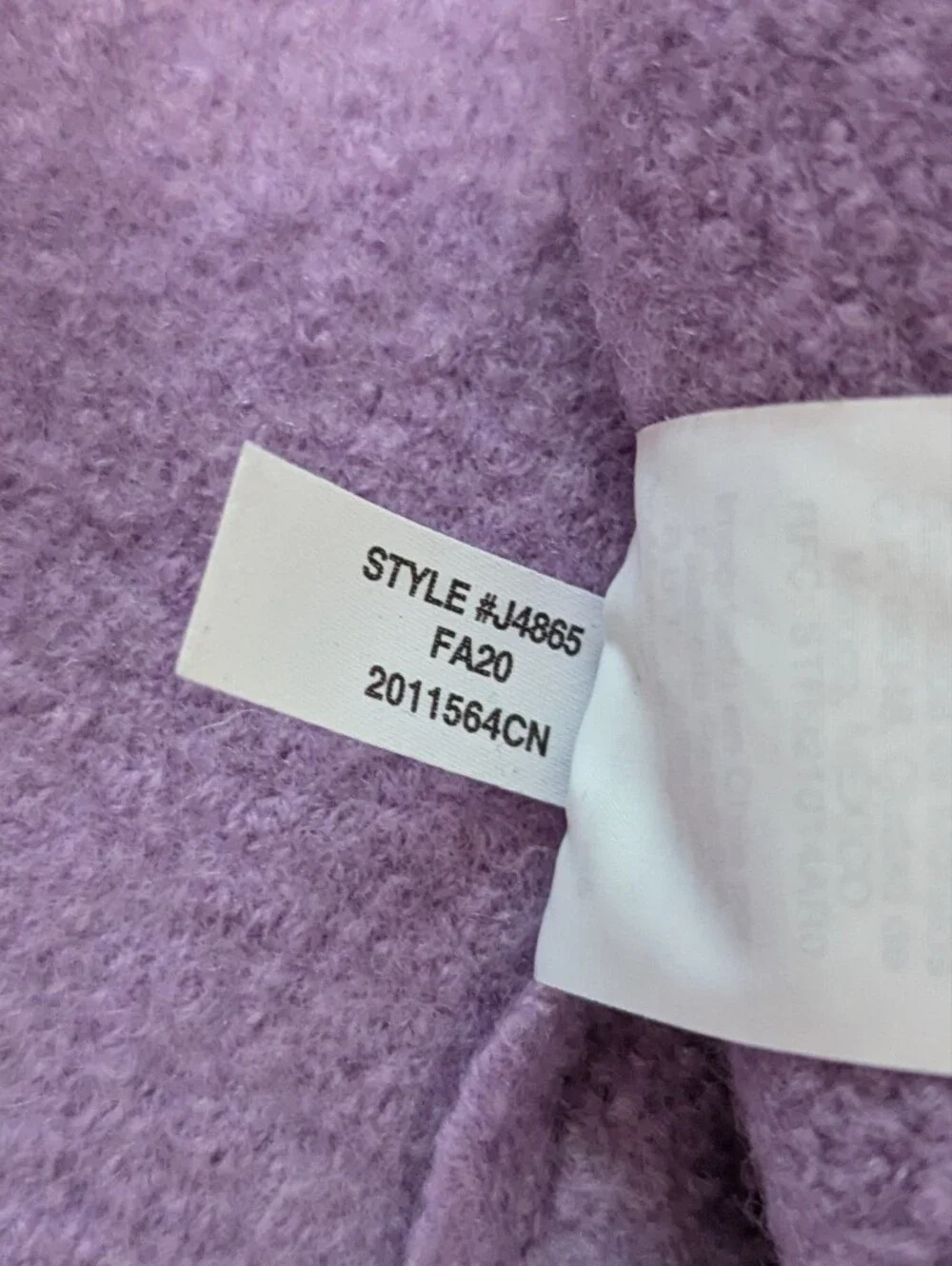 J. Crew Lilac Double-Breasted Wool-Blend Pea Coat Size 2P EUC! - Picture 6 of 9
